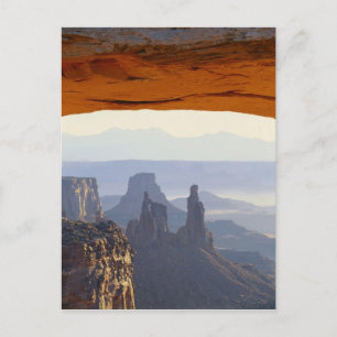 Cartão Postal EUA, Utah, Parque Nacional Canyonlands, Vista de