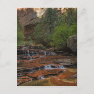 Cartão Postal EUA, Utah, Parque Nacional Zion.  Cênico a partir 
