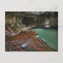 Cartão Postal EUA, Utah, Parque Nacional Zion. Cênico a partir d