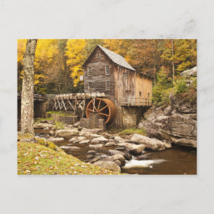 Cartão Postal EUA, Virgínia Ocidental, Clifftop. Babcock State 2