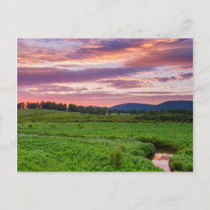 Cartão Postal EUA, Virgínia Ocidental, Davis. Paisagem