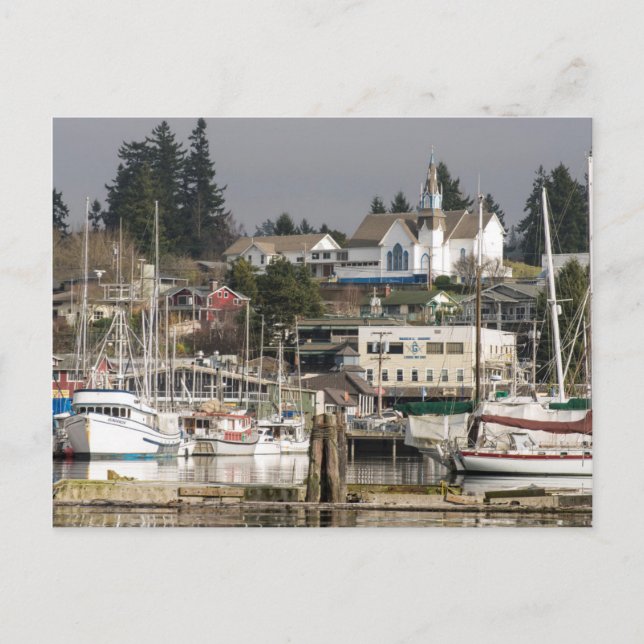 Cartão Postal EUA, Wa, Península Kitsap. Cidade Cênica. (Frente)