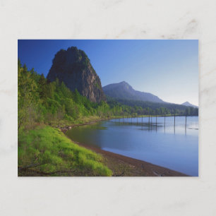 Cartão Postal EUA, Washington, Beacon Rock State Park, Beacon