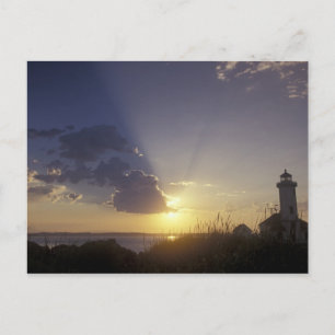 Cartão Postal EUA, Washington, perto de Port Townsend. Ponto