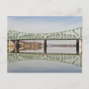 Cartão Postal EUA, WV, Parkersburg. Parkersburg-Belpre