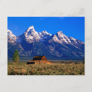 Cartão Postal EUA, Wyoming, Grand Teton National Park, Manhã