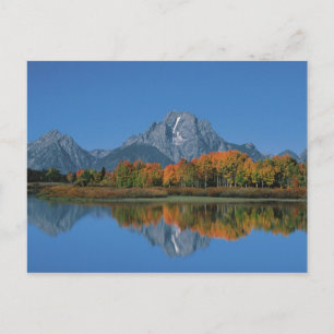 Cartão Postal EUA, Wyoming, Parque Nacional Grand Tetons em 4