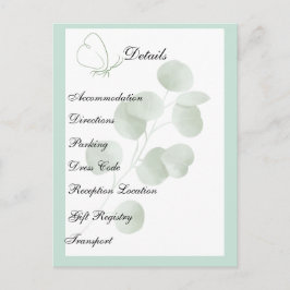 Cartão Postal Eucalipto Personalizado | Detalhes de Casamento Bo