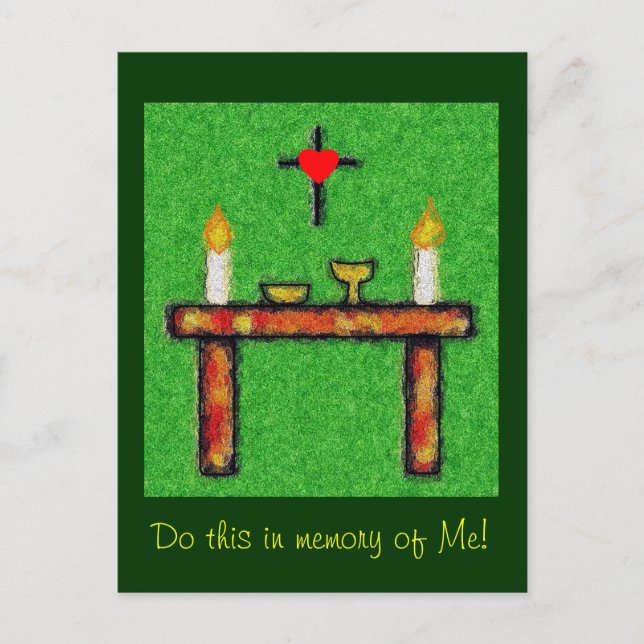 Cartão Postal Eucharist II (Frente)