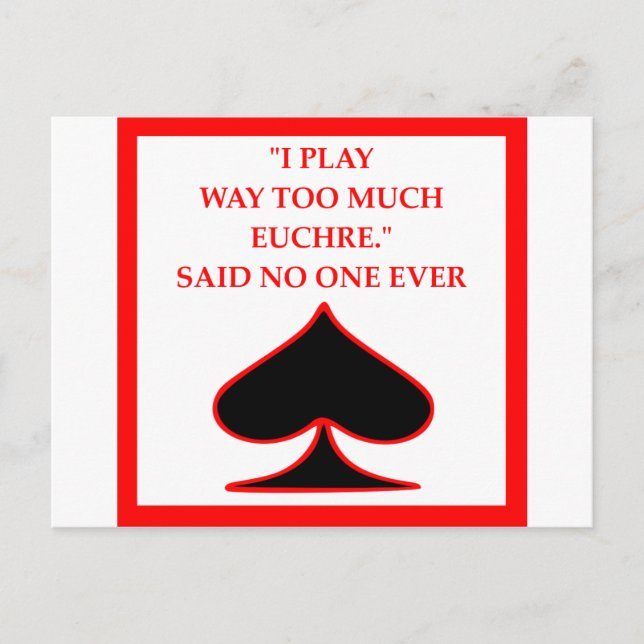 CARTÃO POSTAL EUCHRE (Frente)