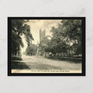 Cartão Postal Euclid Ave., Cleveland, Ohio, 1906 Vintage