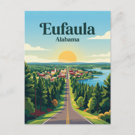 Cartão Postal Eufaula EUA