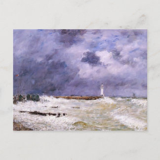 Cartão Postal Eugene Boudin - Le Havre. Ventos pesados de Frasca