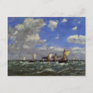 Cartão Postal Eugene Boudin - Mar Aberto