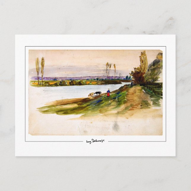 Cartão Postal Eugène Delacroix #421 - Cartão-postal de arte (Frente)