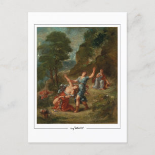 Cartão Postal Eugène Delacroix #452 - Cartão-postal de arte