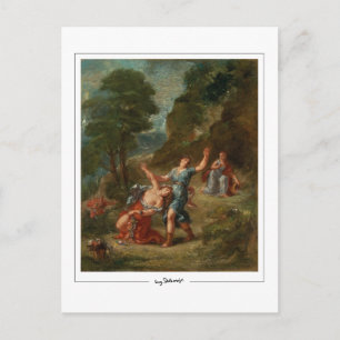 Cartão Postal Eugène Delacroix #452 - Cartão-postal de arte
