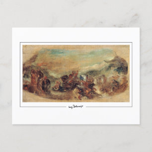 Cartão Postal Eugène Delacroix #517 - Cartão-postal de arte