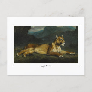 Cartão Postal Eugène Delacroix #603 - Cartão-postal de arte