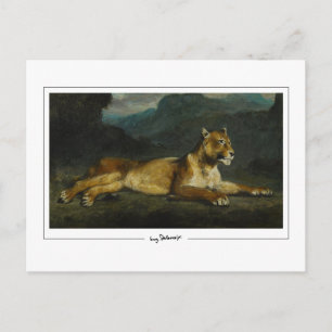 Cartão Postal Eugène Delacroix #603 - Cartão-postal de arte
