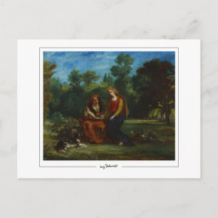 Cartão Postal Eugène Delacroix #627 - Cartão-postal de arte