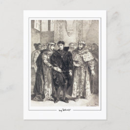 Cartão Postal Eugène Delacroix #654 - Cartão-postal de arte