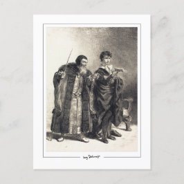 Cartão Postal Eugène Delacroix #698 - Cartão-postal de arte