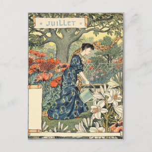 Cartão Postal Eugène Grasset juillet