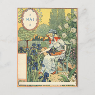 Cartão Postal Eugène Grasset mai