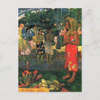 Cartão Postal Eugène Henri Paul Gauguin - La Orana