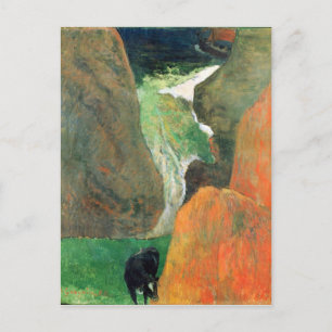Cartão Postal Eugène Henri Paul Gauguin - Passe acima do abismo