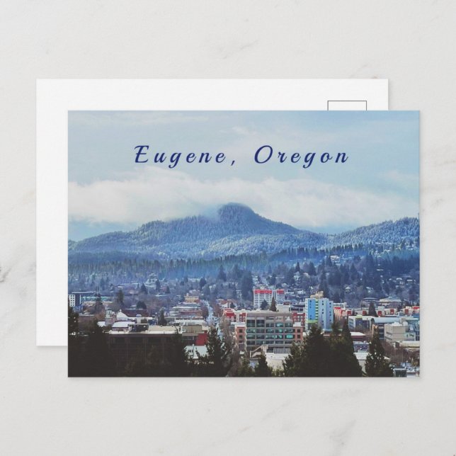 Cartão Postal Eugene, Oregon Postcard (Frente/Verso)