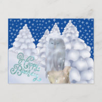 Eule im Schnee