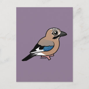 Cartão Postal Eurasian Jay