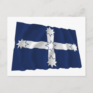 Cartão Postal Eureka Stockade Waving Flag