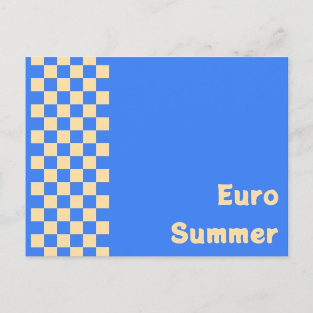Cartão postal Euro Summer (Frente)