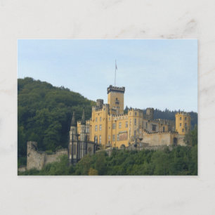 Cartão Postal Europa, Alemanha, perto de Koblenz, Castelo Schlos