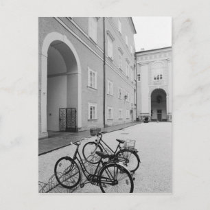 Cartão Postal Europa, Áustria, Salzburgo. Bicicletas na