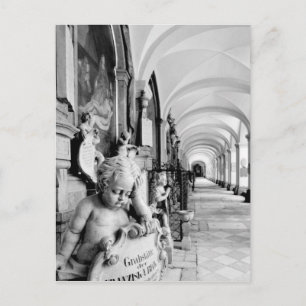 Cartão Postal Europa, Áustria, Salzburgo. Querubim e monumento 2