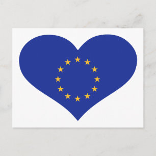 Cartão Postal Europa: bandeira da UE
