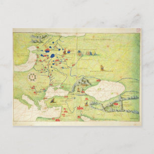 Cartão Postal Europa e Ásia Central