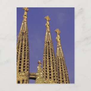 Cartão Postal Europa, Espanha, Barcelona Sagrada Família
