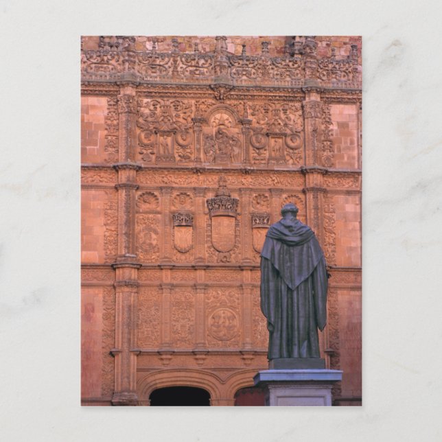 Cartão Postal Europa, Espanha, Salamanca. Casacos de armas e (Frente)