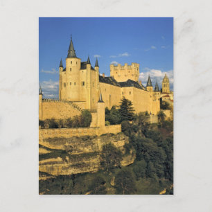 Cartão Postal Europa, Espanha, Segóvia. O imponente Alcazar,