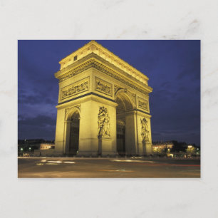 Cartão Postal Europa, França, Paris. Arco do Triunfo
