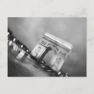 Cartão Postal Europa, França, Paris. Arco do Triunfo girando