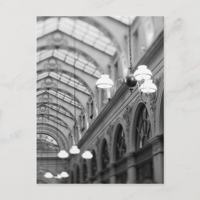 Cartão Postal Europa, França, Paris. Interior, Galerie (Frente)