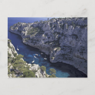 Cartão Postal Europa, França, Provença, Calanques. Calcário