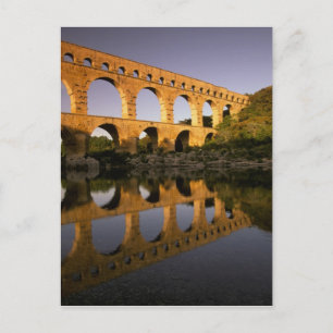 Cartão Postal Europa, França, Provença, Gard. Pont du Gard