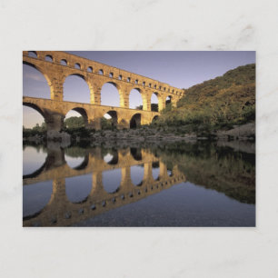 Cartão Postal Europa, França, Provença, Gard; Pont du Gard,